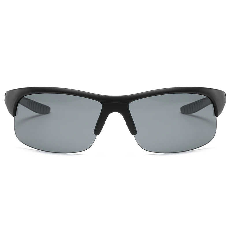 3045 Unisex Retro Sunglasses with Coffee Metal Square Frame Korean Style UV400 Polarized Sun Protection for Driving Pilot Style