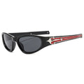 Newest Y2K Ins Style Sunglasses for Men Custom Pink PC Frame UV Protection Sport Cycling Eyeglasses with Sun Glasses