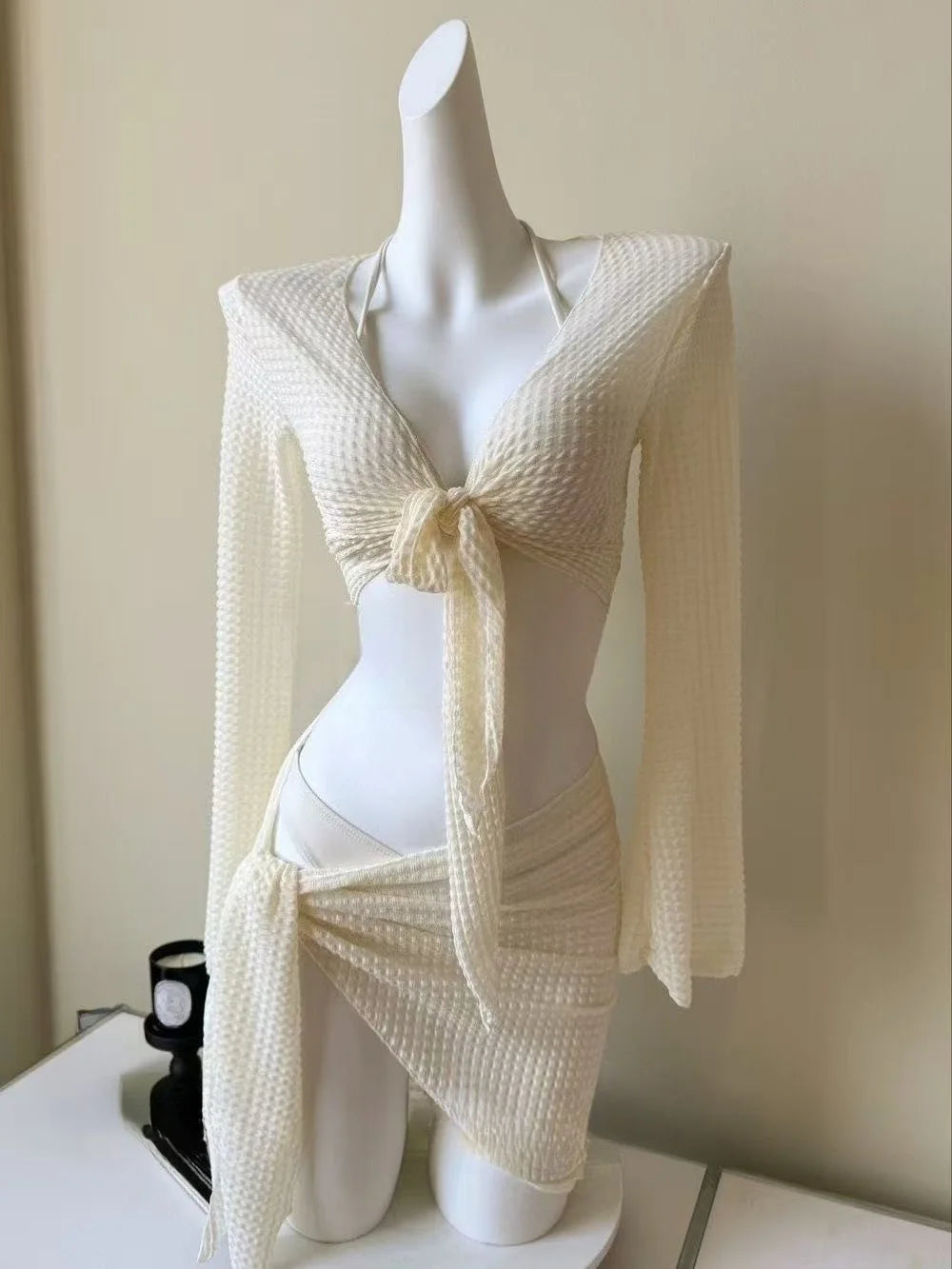 Stylish Polka Dot Two Piece Bikini Set High Cut Leg Comfortable Stretchy Swimwear Beach Bathing Suit For Ladies Holiday 2026 New