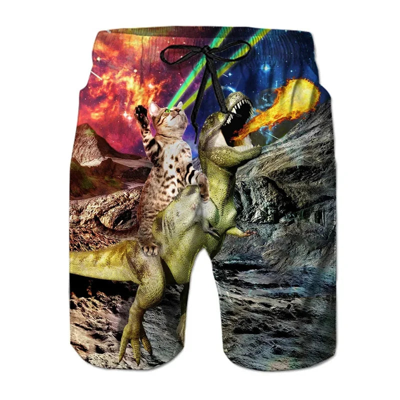 3D Anime Summer New Patrick Star Board Shorts Trunks Quick Dry Beach Swiming Shorts Women Men Hip Hop Short Pants Beach Clothes
