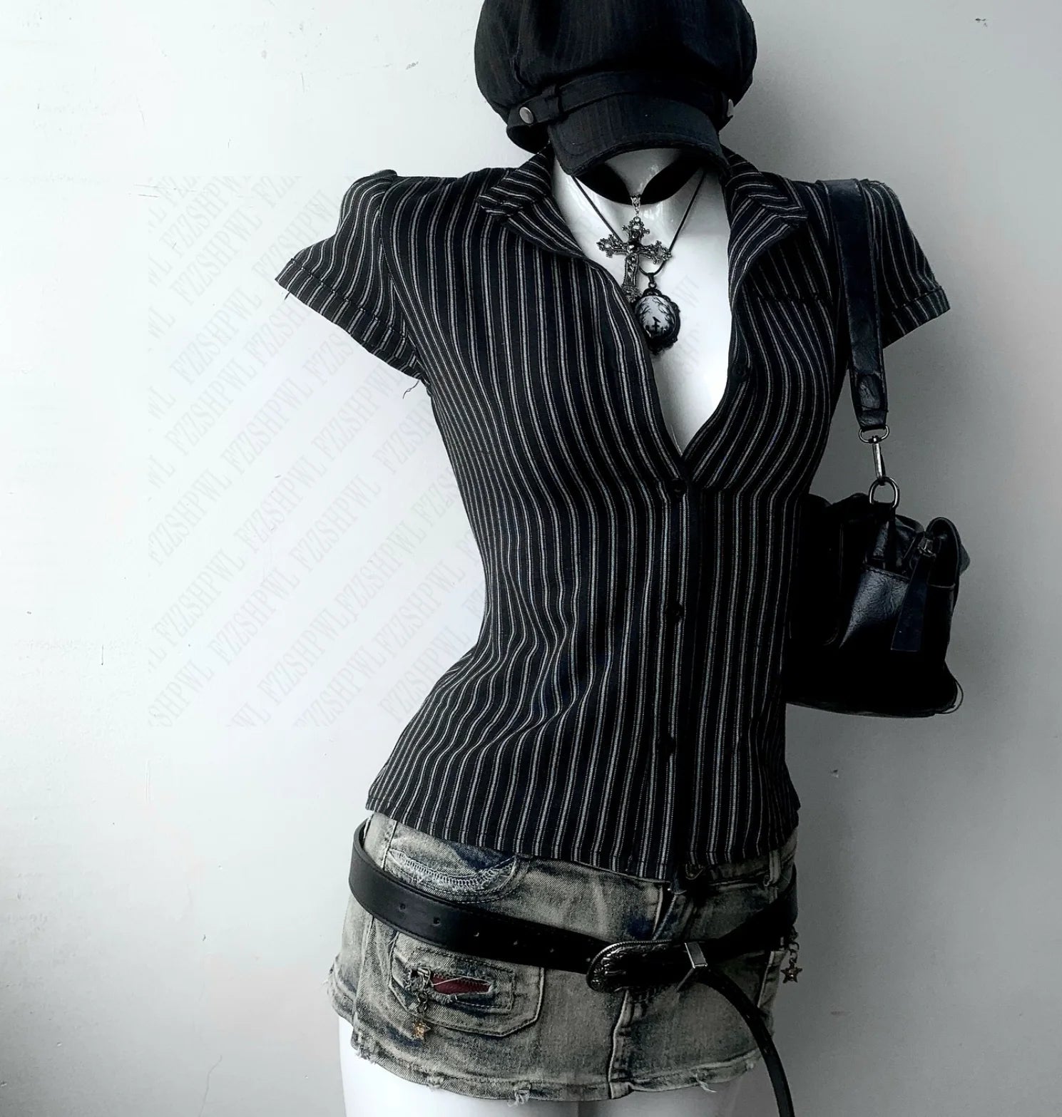 Trixie Button Up Top