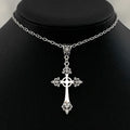 Vintage Crosses Pendant Necklace Goth Jewelry Accessories Gothic Grunge Chain Y2k Women  Fashion Charm Statement Women Gift