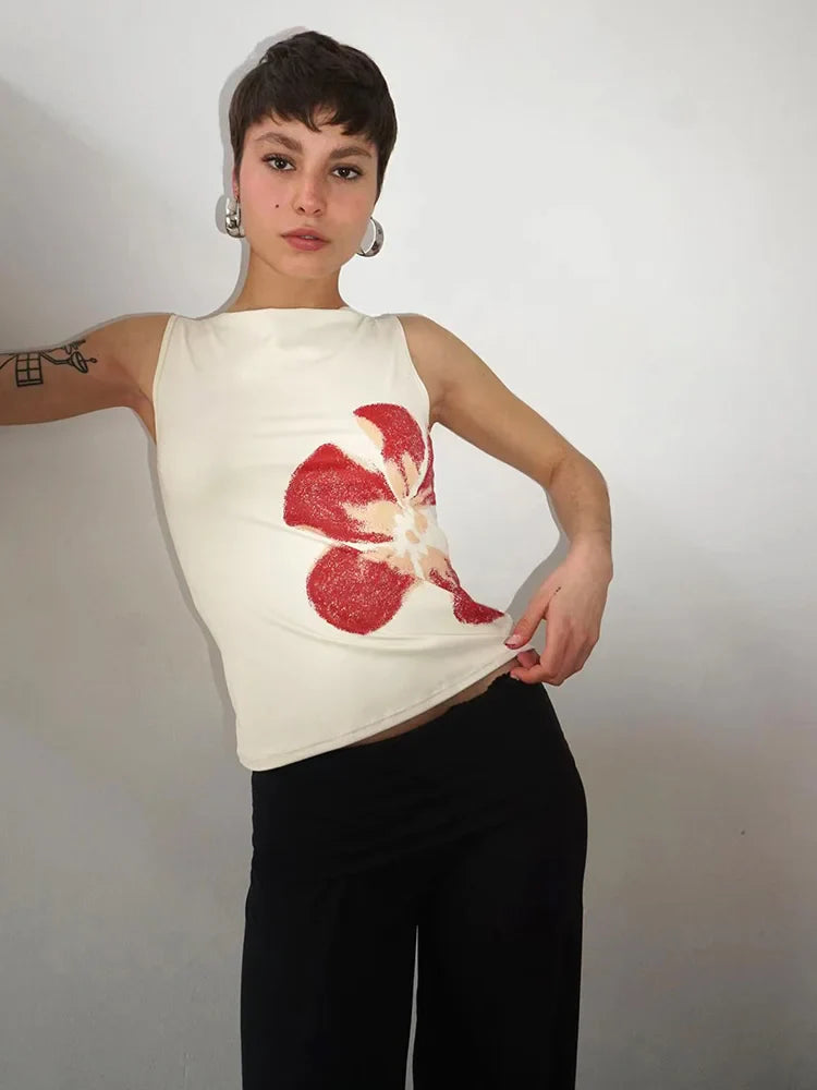Floral Crop Summer Tank