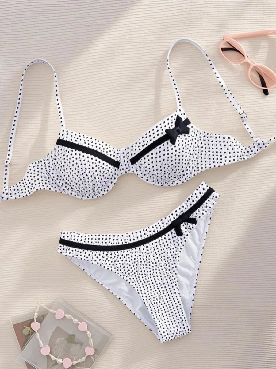 Sexy Micro Push Up Bikinis 2026 Women Swimsuit Female Swimwear Dot Bikini Set Brazilian Beachwear Bathing Suit Biquini