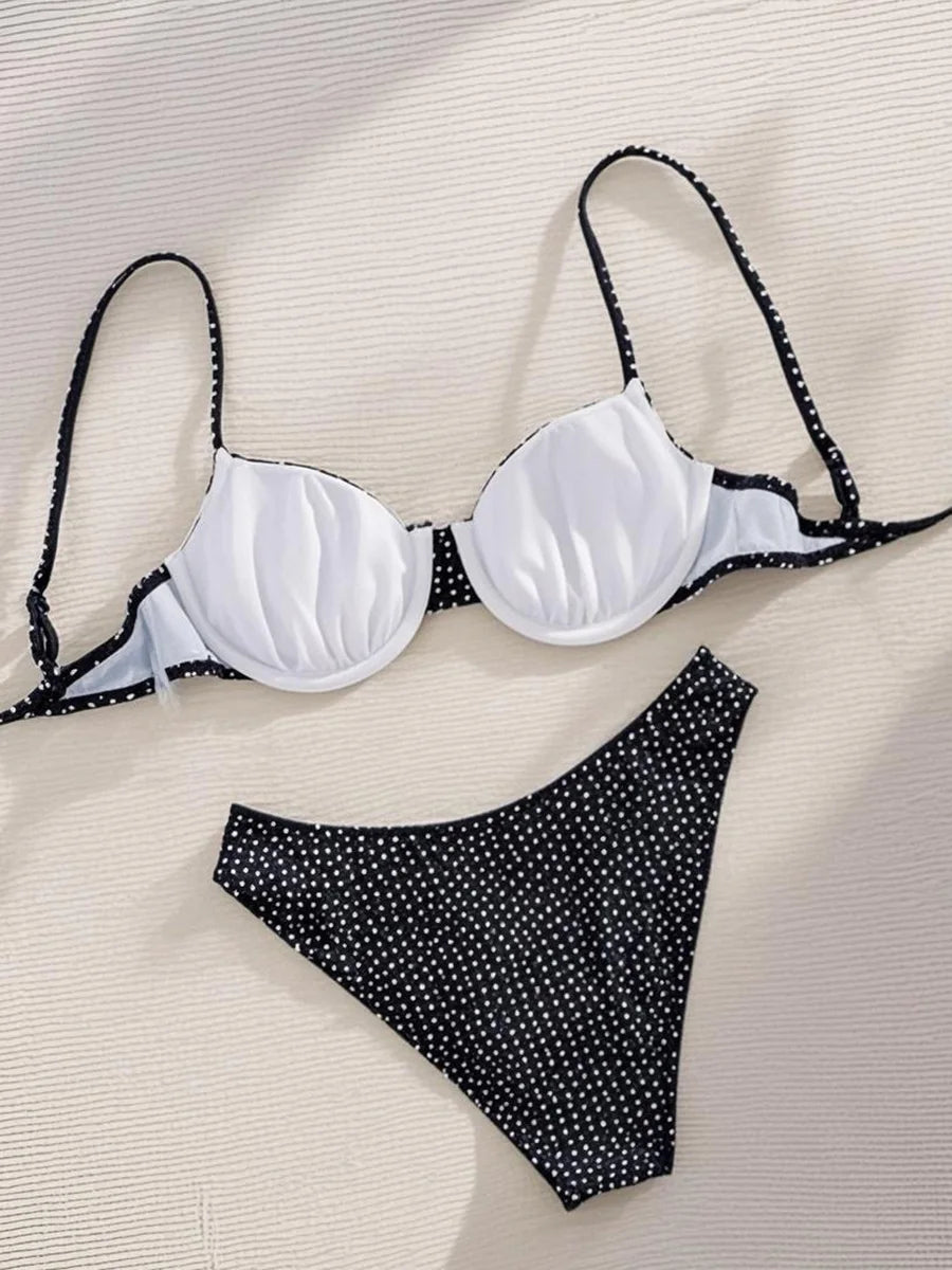 Sexy Micro Push Up Bikinis 2026 Women Swimsuit Female Swimwear Dot Bikini Set Brazilian Beachwear Bathing Suit Biquini