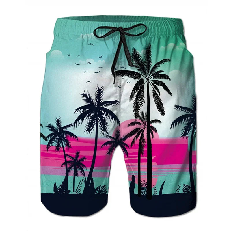 3D Anime Summer New Patrick Star Board Shorts Trunks Quick Dry Beach Swiming Shorts Women Men Hip Hop Short Pants Beach Clothes