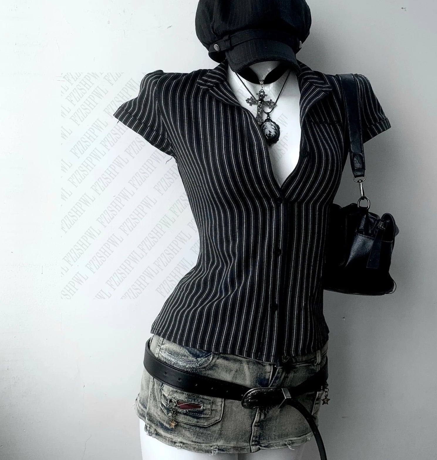 Trixie Button Up Top