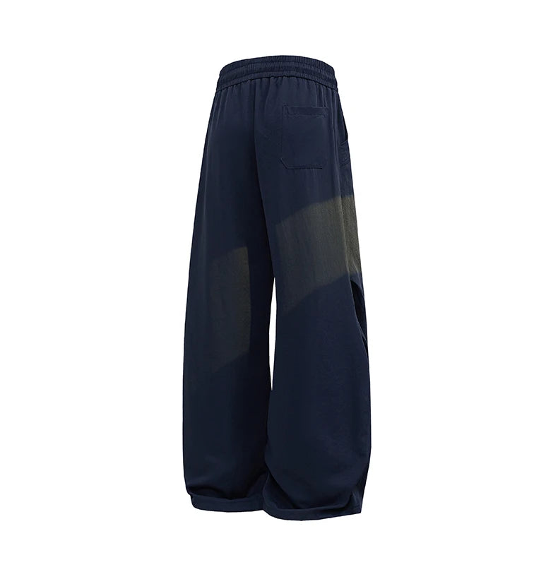 Men's Star Embroidered Parachute Pants Unisex Y2K Hip Hop Baggy Cargo Pants