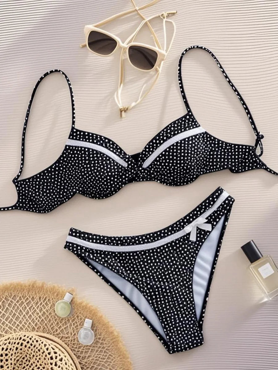 Sexy Micro Push Up Bikinis 2026 Women Swimsuit Female Swimwear Dot Bikini Set Brazilian Beachwear Bathing Suit Biquini