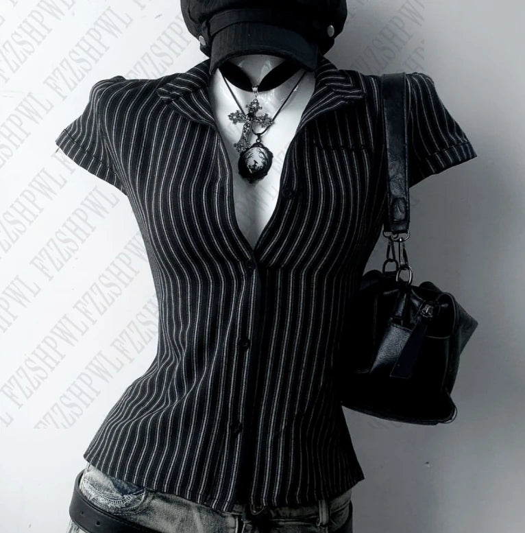 Trixie Button Up Top