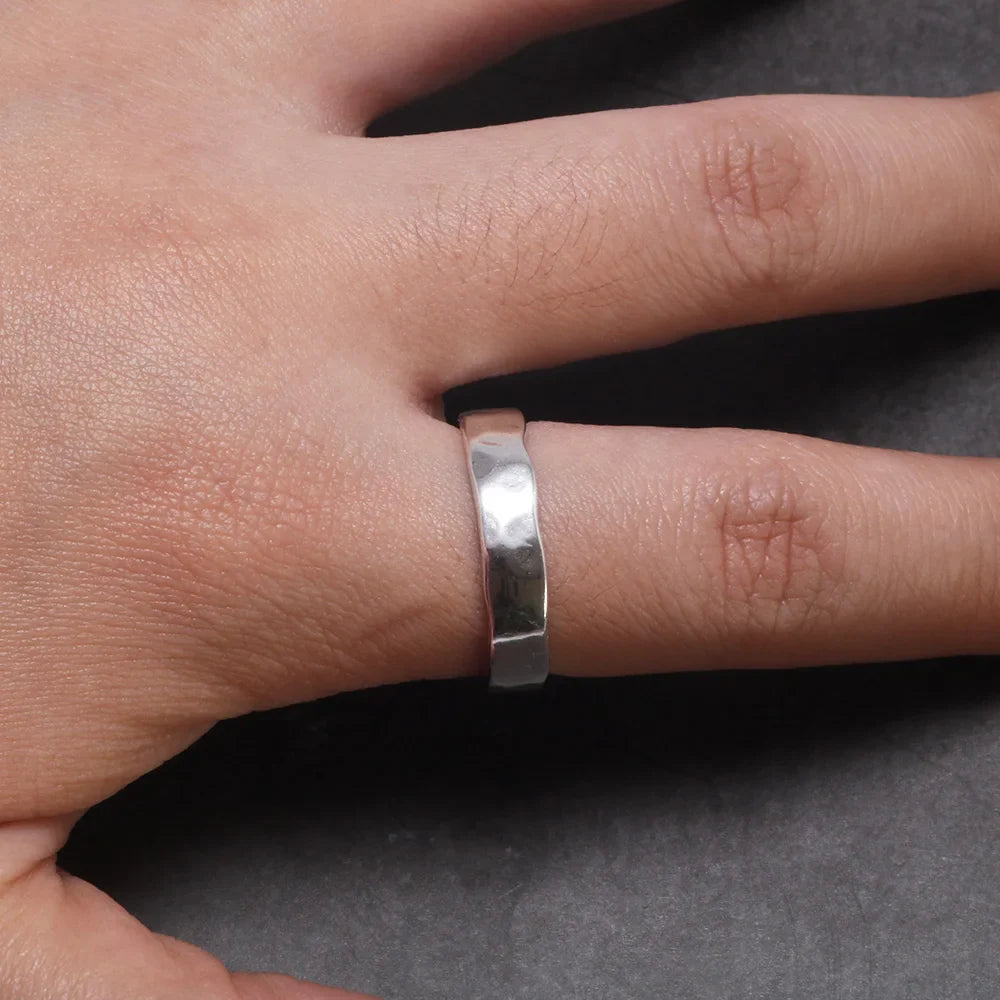 Elegant Adjustable Silver Rings