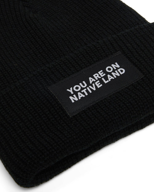 "You Are On Native Land" Beanie